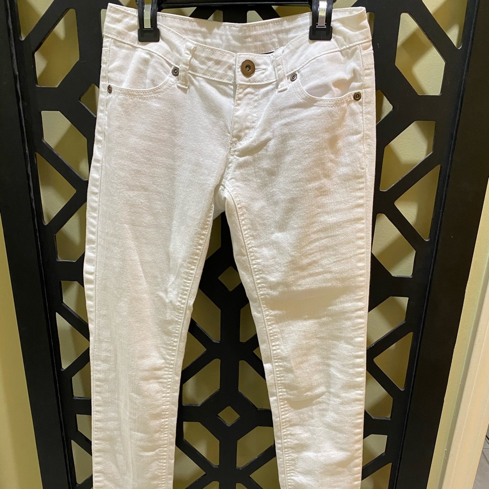 Skinny White Denim Jeans